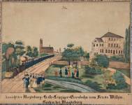 Eisenbahn im Friedrich Wilhelm Garten Magdeburg
Quelle: Kulturhistorisches Museum Magdeburg